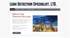 Desktop Screenshot of leakdetectionspecialist.com